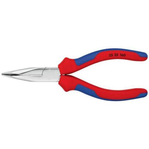Flachrundzange L.160mm flachrund 40Grad gew.Comfort-Griff KNIPEX