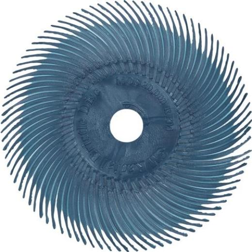 Radialbürstenscheibe RB-ZB Typ C D.75mm K.220 rot 20000min-¹ 3M