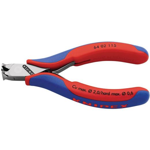 Elektronikvornschn.L.115mm Form 0 Facette ja spiegelpol.Mehrkomp.-Hüllen KNIPEX