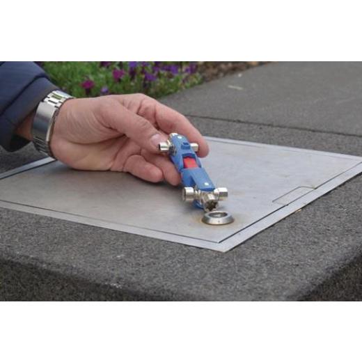 Doppel-Schaltschrankschlüssel SuBMaker Quadro Plus 14 Funktionen Bitaufn.