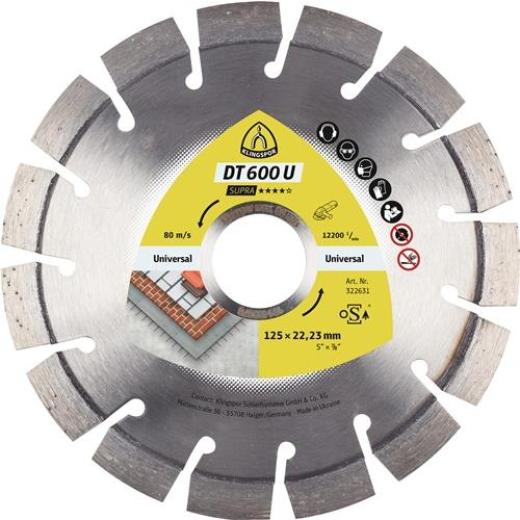 Diamanttrennscheibe DT 600 U Supra D.350mm Bohr.20mm Seg.-H.10mm Seg.-S.3mm
