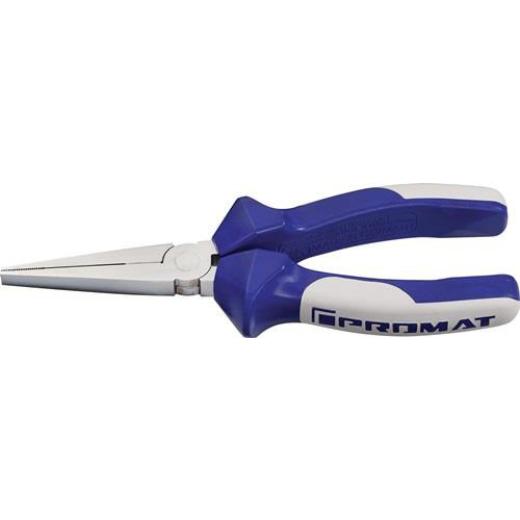 Langbeckzange Gesamt-L.160mm Zange verchr.lang,fl.Mehrkomp.-Hüllen TECWERK