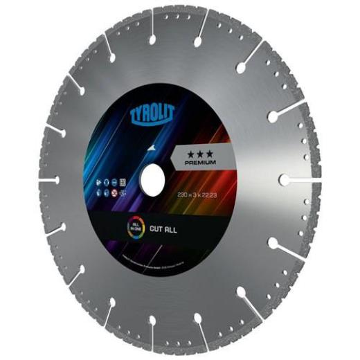 Diamanttrennscheibe CUT-ALL UC3 D.230mm Bohr.22,23mm Schnitt-B.3mm TYROLIT