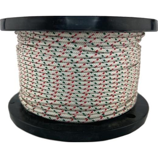 Anwerfseil Seilrad-D.5mm weiß KF grün/rot m.ME OVERMANN