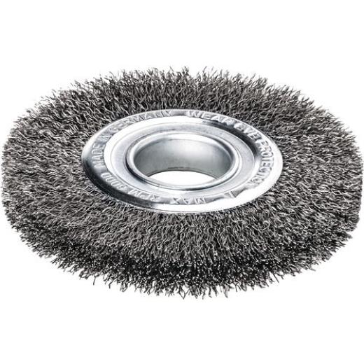Rundbürste D.100mm Drahtstärke 0,30mm STA gewellt 20-22mm 8000min-¹ 1 LESSMANN
