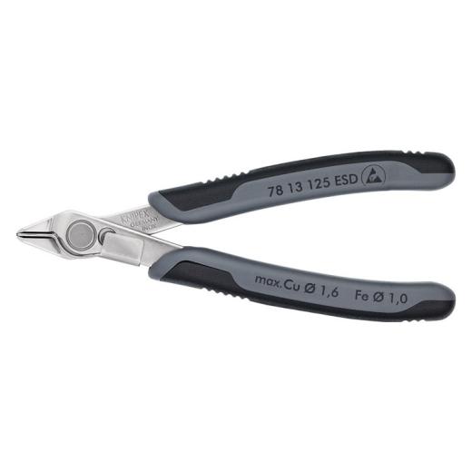 Elektronik-Seitenschneider Super-Knips® L.125mm Form 0 Facette nein pol.KNIPEX
