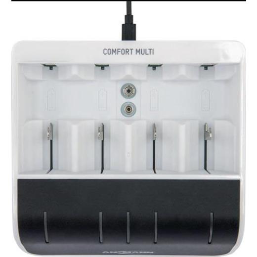 Akku-Ladegerät Comfort-Multi m.USB-Eingang 1,2V NiMH ANSMANN