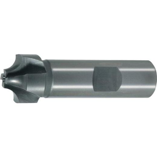 Viertelkreisprofilfräser DIN 6518B Typ N, R.3 mm Ø 12 mm HSS-Co Weldon