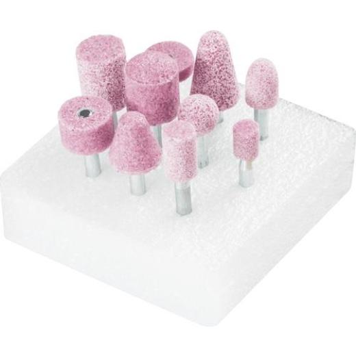 Schleifstiftesatz STEEL EDGE DxHmm Schaft-D.6mm Edelkorund Diverse 10tlg.PFERD