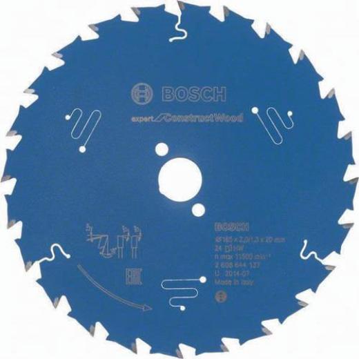 Kreissägeblatt AD 165mm Z.24 WZ Bohr.20mm Schnitt-B.2mm HM BOSCH