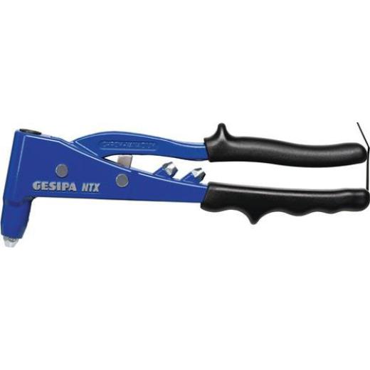 Handblindnietsetzgerät NTX-F L.260mm Arbeitsber.2,4-5mm m.Öffnungsf.GESIPA