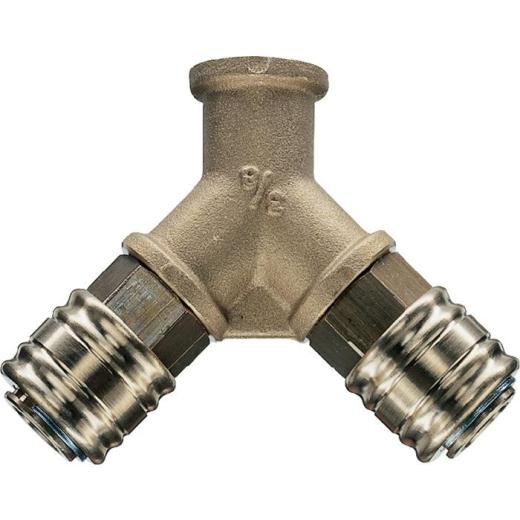 Verteiler Gew.G 1/2 Zoll/19,17mm DN 7,2,Innengewinde,2 Kupplungen EWO