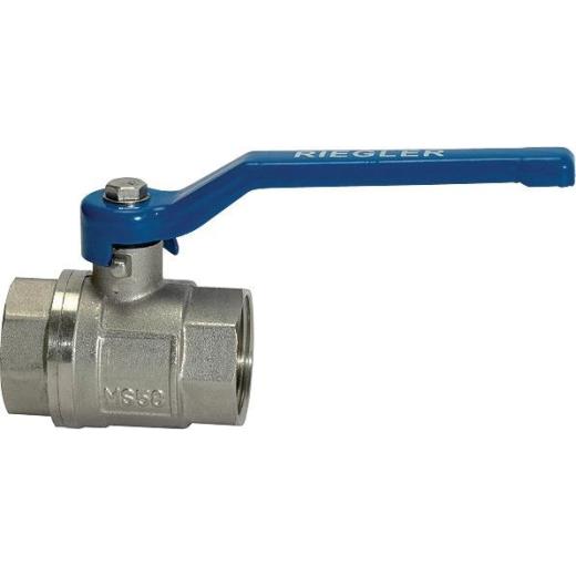 Messingkugelhahn VALVE LINE 16,66mm G 3/8 Zoll innen/innen DN 10mm RIEGLER