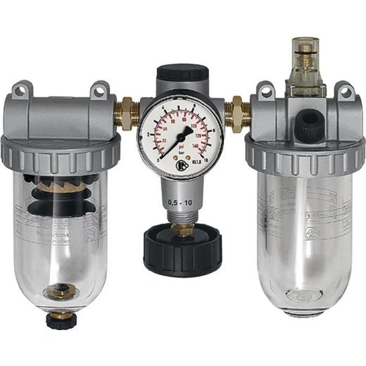 Wartungseinheit Stand.Gew.1/2 Zoll HA BG III 3-tlg.3200l/min B.259mm RIEGLER