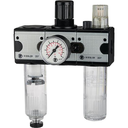 Wartungseinheit MULTIFIX Gew.G 1/2 Zoll HA BG II 5800l/min B.200,8mm RIEGLER