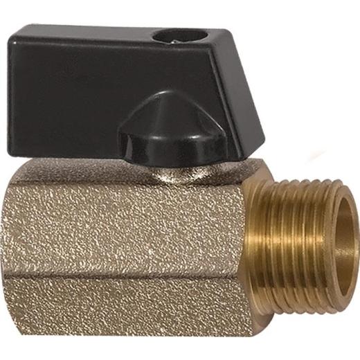 Mini-Kugelhahn VALVE LINE 10mm 3/8 IG/AG DN 10mm RIEGLER | 10 Stück