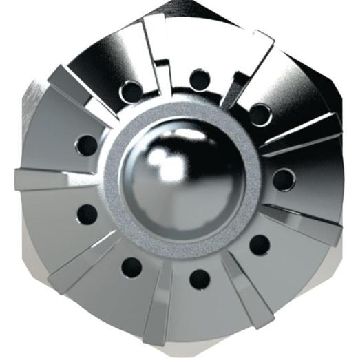 Runddüse AG Zink-Druckguss,Alu.L.41mm AD 17mm RIEGLER