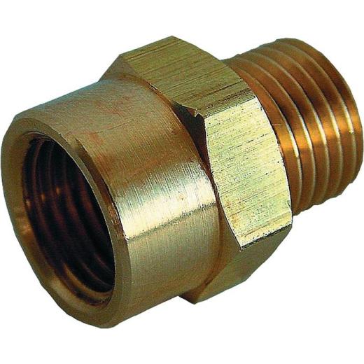 Doppelgewindenippel MS AG G 1/4 IG G 3/8 EWO | 10 Stück