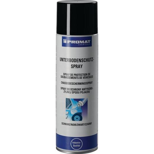 Unterbodenschutz-Spray schwarz 500 ml Spraydose TECWERK CHEMICALS | 12 Stück