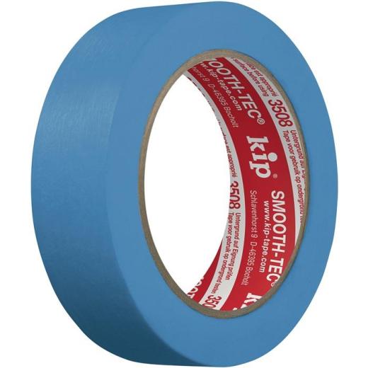 Glattkreppband 3508 SMOOTH-TEC® glatt blau L.50m B.30mm KIP | 8 Stück