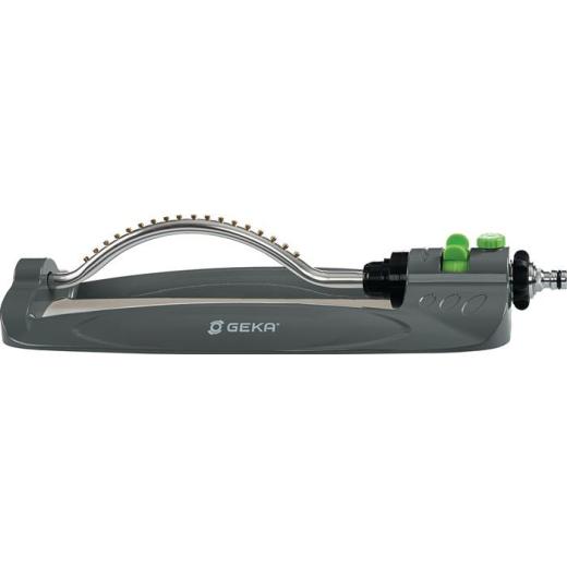 Viereckregner GEKA 399 m² Stecksystem Messing/Aluminium Metall GEKA