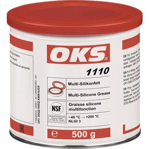 Multi-Silikonfett OKS 1110 NSF H1 transp.500g Dose OKS