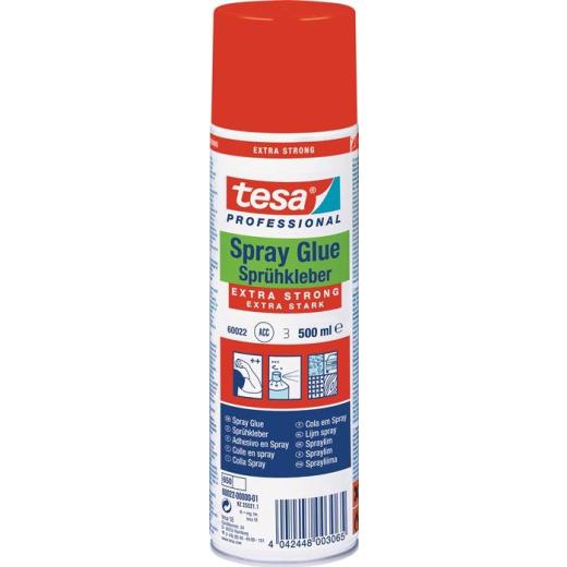 Sprühkleber EXTRA STRONG 60022 weiß 500 ml Spraydose TESA | 12 Stück