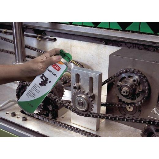 Kettenspray CHAIN LUBE bräunlich NSF H1 500 ml Spraydose CRC | 12 Stück