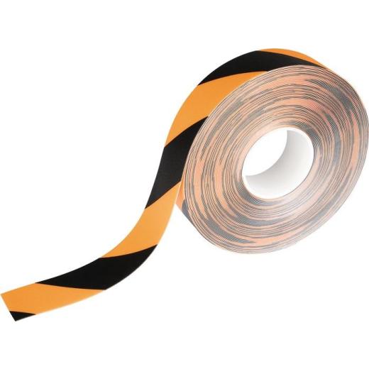 Bodenmarkierungsband DURALINE® 50/07 R9 schwarz/gelb L.30m B.50mm DURABLE