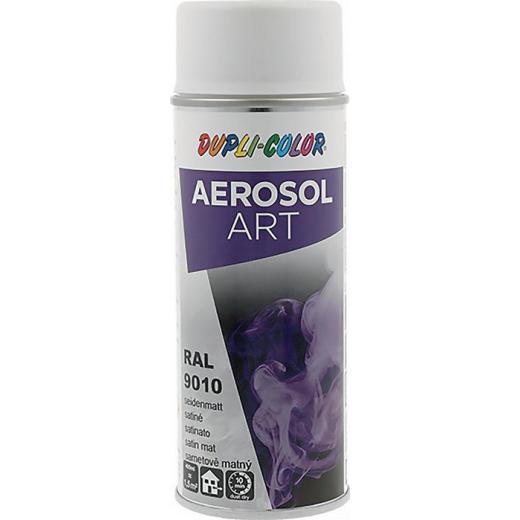 Buntlackspray AEROSOL Art reinweiß seidenmatt RAL 9010 400ml Spraydose | 6 Stück
