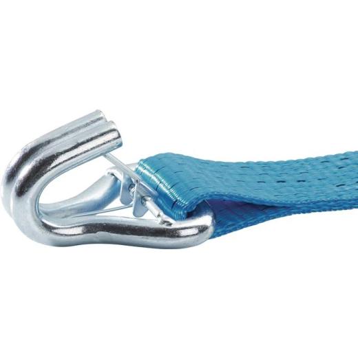 Zurrgurt DIN 12195-2 L.10m B.50mm m.Ratsche+Spitzh.m.Sicherung LC U 5000 daN TW