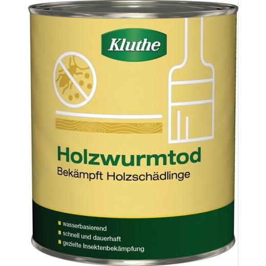 Holzschutzmittel Holzwurmtod farblos 0,75l Dose KLUTHE