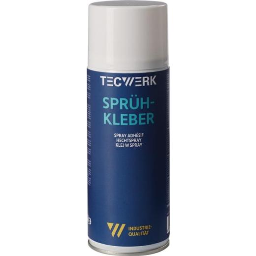 Sprühkleber permanent transp.400ml Spraydose TECWERK | 12 Stück