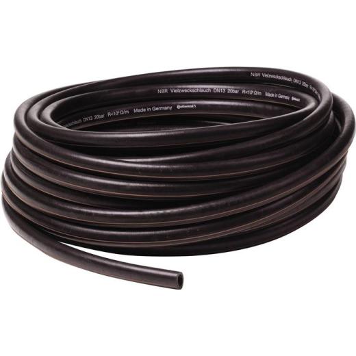 NBR-Vielzweckschlauch ID 13mm Wandst.3,5mm L.40m TECWERK | 40 Stück