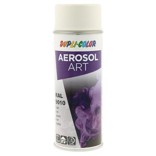 Buntlackspray AEROSOL Art reinweiss ma RAL 9010 400ml Spraydose | 6 Stück