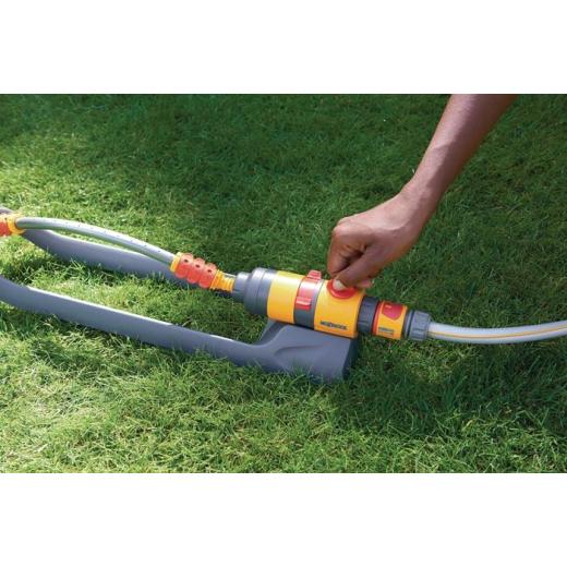 Rechtecksprenger AquaSave PRO XL 350 m² Steckkupplung Kunststoff,Metall HOZELOCK