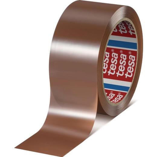 Verpackungsklebeband PP tesa® 60412 chamois L.66m B.50mm TESA | 6 Stück