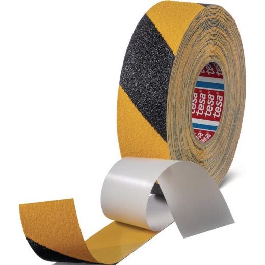 Antirutschklebeband ext.sta.60954 schwarz/gelb L.18 m,B.50mm TESA