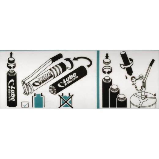 Lithiummehrzweckfett Lube-Shuttle MULTI basic 2M 400g hell Schraubkartusche MATO | 24 Stück