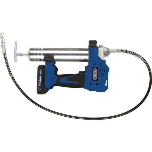 Akkufettpresse PROFESSIONAL 20 V/2,0 Ah f.400g Fettkart. DIN 1284 od.loses Fett