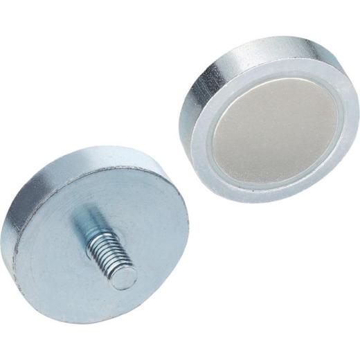 Haltemagnet GN 50.3 d1 32 ± 0,1mm d2 M 6mm Neodym,Eisen,Bor ND GANTER | 10 Stück