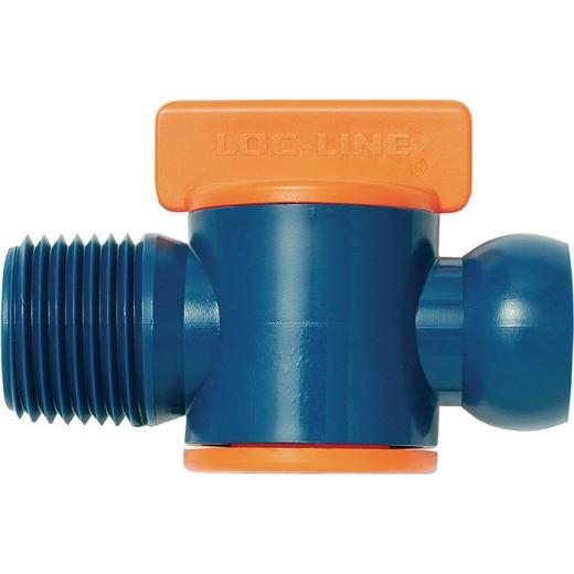 Absperrventil Gr.1/2 Zoll m.AG Btl.m.2 St.LOC-LINE