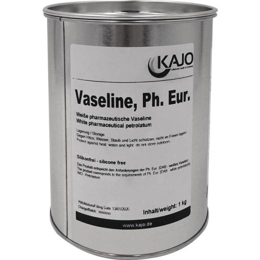 Vaseline 1kg weiß DAB10 (dt.Arzneimittelbuch) Dose KAJO | 10 Stück
