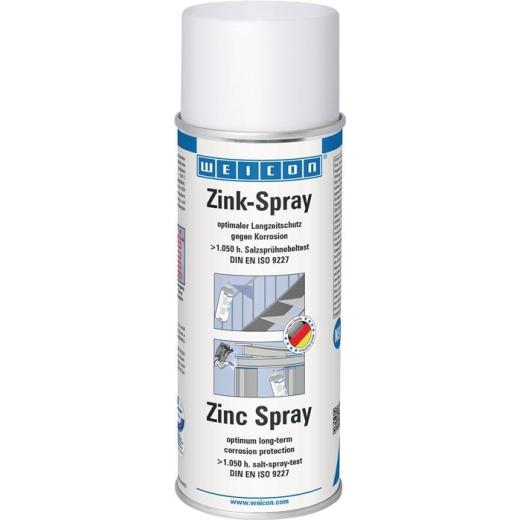 Zinkspray 400ml Spraydose WEICON | 12 Stück