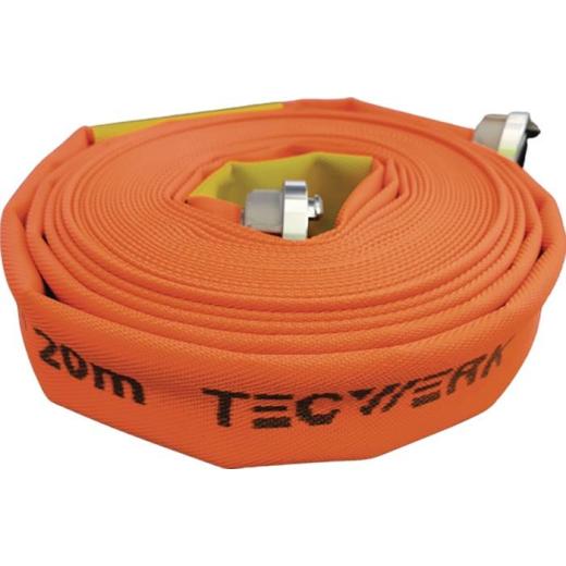 Bau-/Industrieschlauch ID 52mm L.20m leuchtorange Rl.TECWERK