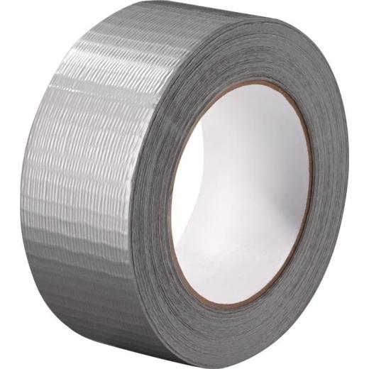 Gewebeband silber L.50m B.48mm Rl.TECWERK