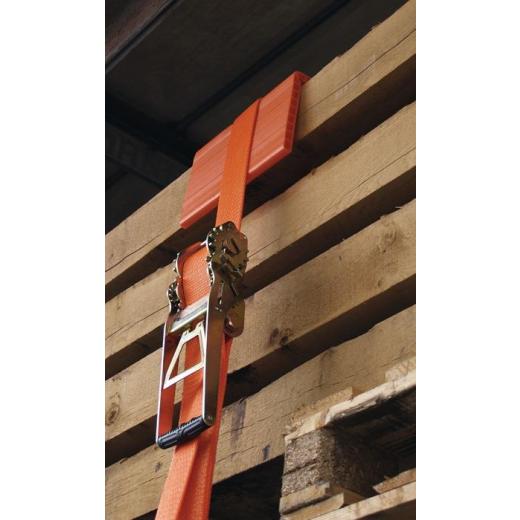 Zurrgurt DIN EN 12195-2 L.8m B.50mm Getriebezugratsche+Spitzh.