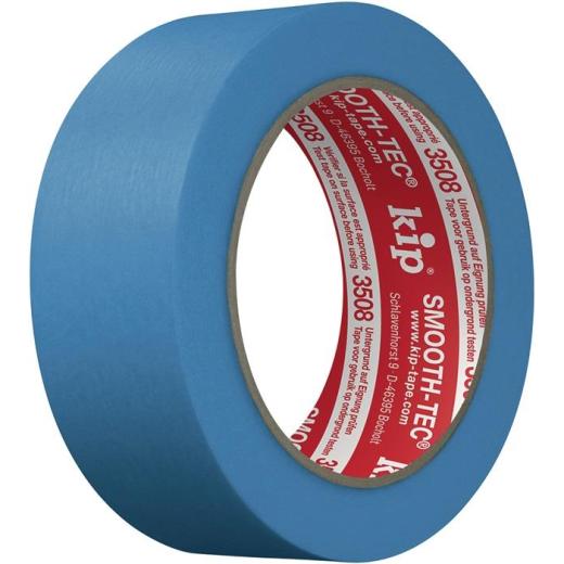 Glattkreppband 3508 SMOOTH-TEC® glatt blau L.50m B.36mm KIP | 6 Stück