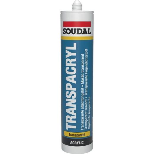 Acryl Transpacryl 310ml transp.Kartusche SOUDAL | 15 Stück