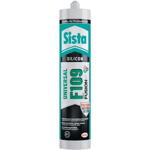 Silikondichtstoff F109 Fusion transp.300 ml Kartusche SISTA | 12 Stück